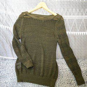 Gorgeous Green Mesh Top